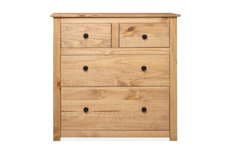 Skjenk 80x40x83 cm furu Panama Range - Brun - Oppbevaring - Oppbevaringsmøbler - Sideboard & skjenker