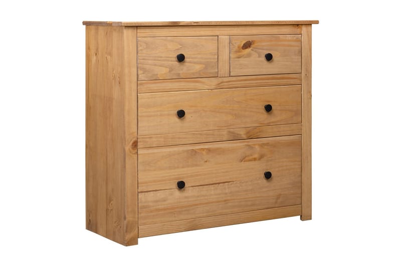 Skjenk 80x40x83 cm furu Panama Range - Brun - Oppbevaring - Oppbevaringsmøbler - Sideboard & skjenker