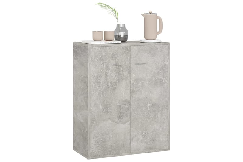 Skjenk betonggrå 60x30x75 cm sponplate - Oppbevaring - Oppbevaringsmøbler - Sideboard & skjenker