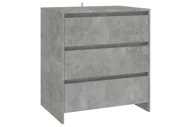 Skjenk betonggrå 70x41x75 cm sponplate - Grå - Oppbevaring - Oppbevaringsmøbler - Sideboard & skjenker