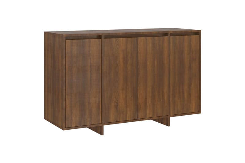 Skjenk brun eik 120x41x75 cm sponplate - Brun - Oppbevaring - Oppbevaringsmøbler - Sideboard & skjenker