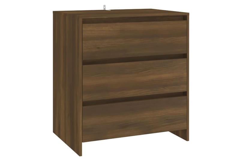 Skjenk brun eik 70x41x75 cm sponplate - Brun - Oppbevaring - Oppbevaringsmøbler - Sideboard & skjenker