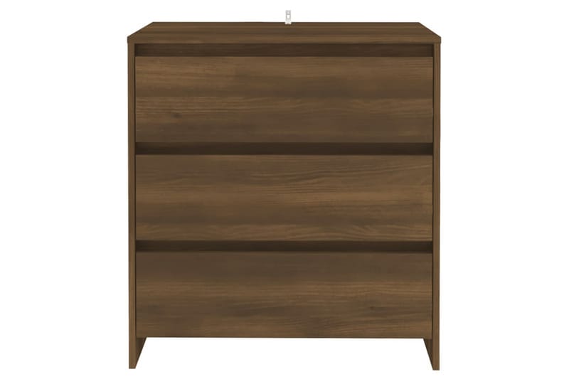 Skjenk brun eik 70x41x75 cm sponplate - Brun - Oppbevaring - Oppbevaringsmøbler - Sideboard & skjenker