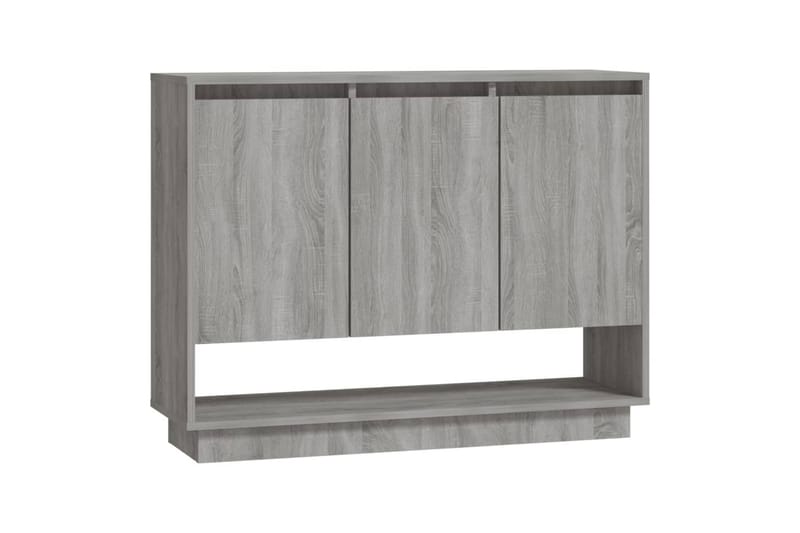 Skjenk grå sonoma eik 97x31x75 cm sponplate - Grå - Oppbevaring - Oppbevaringsmøbler - Sideboard & skjenker