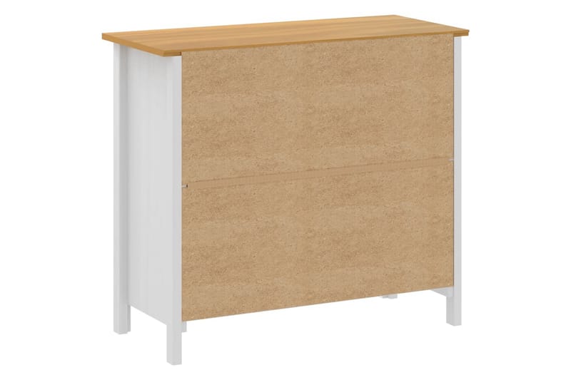 Skjenk Hill Range hvit 90x40x80 cm heltre furu - Oppbevaring - Oppbevaringsmøbler - Sideboard & skjenker