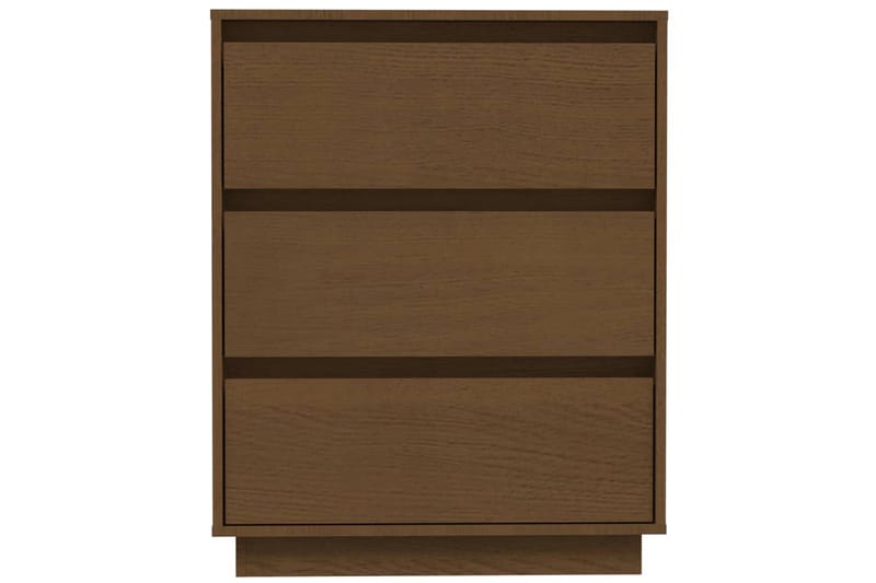 Skjenk honningbrun 60x34x75 cm heltre furu - Brun - Oppbevaring - Oppbevaringsmøbler - Sideboard & skjenker