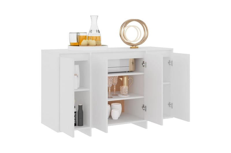 Skjenk hvit 120x41x75 cm sponplate - Hvit - Oppbevaring - Oppbevaringsmøbler - Sideboard & skjenker