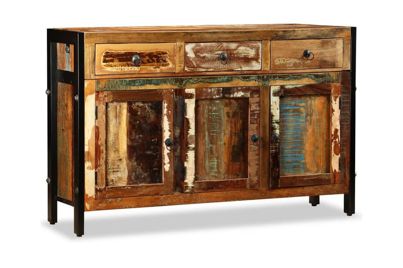 Skjenk massivt gjenvunnet tre 120x35x76 cm - Oppbevaring - Oppbevaringsmøbler - Sideboard & skjenker