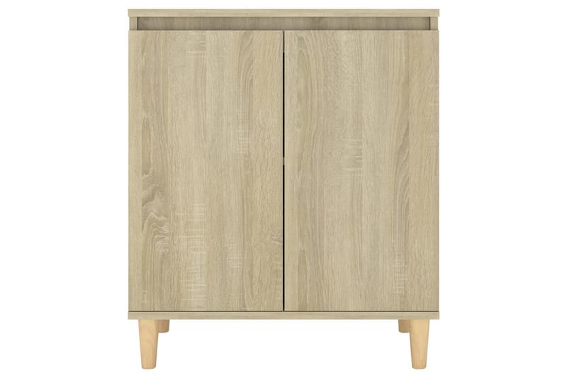 Skjenk med ben i heltre sonoma eik 60x35x70 cm sponplate - Brun - Oppbevaring - Oppbevaringsmøbler - Sideboard & skjenker