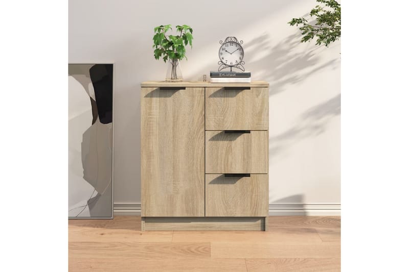 Skjenk sonoma eik 60x30x70 cm konstruert tre - Brun - Oppbevaring - Oppbevaringsmøbler - Sideboard & skjenker