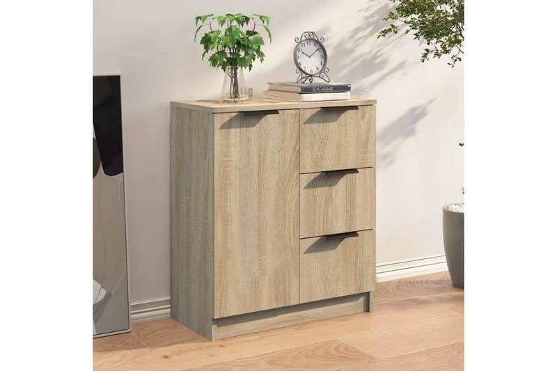 Skjenk sonoma eik 60x30x70 cm konstruert tre - Brun - Oppbevaring - Oppbevaringsmøbler - Sideboard & skjenker