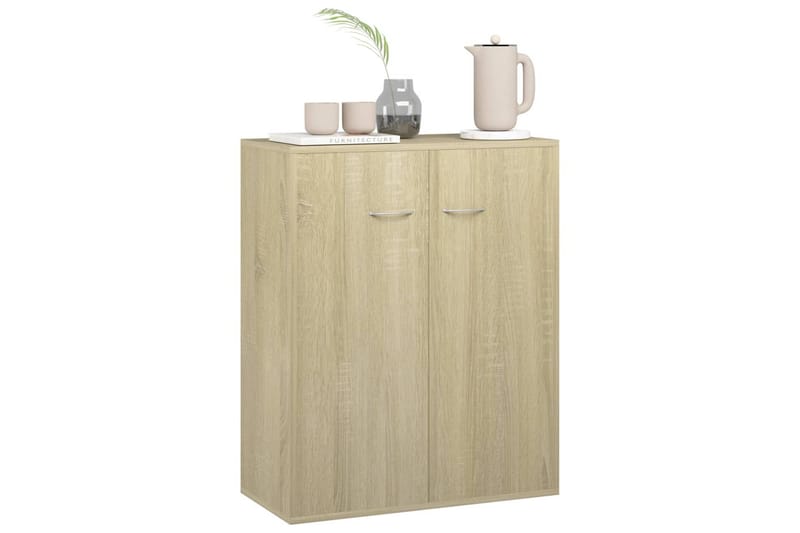 Skjenk sonoma eik 60x30x75 cm sponplate - Oppbevaring - Oppbevaringsmøbler - Sideboard & skjenker