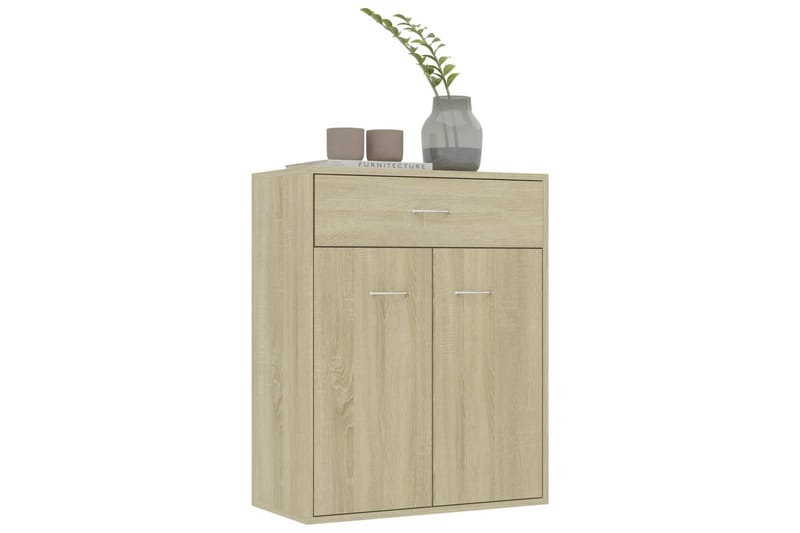 Skjenk sonoma eik 60x30x75 cm sponplate - Oppbevaring - Oppbevaringsmøbler - Sideboard & skjenker