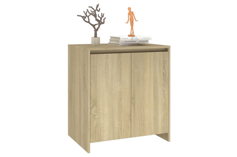 Skjenk sonoma eik 70x40x73,5 cm sponplate - Beige - Oppbevaring - Oppbevaringsmøbler - Sideboard & skjenker