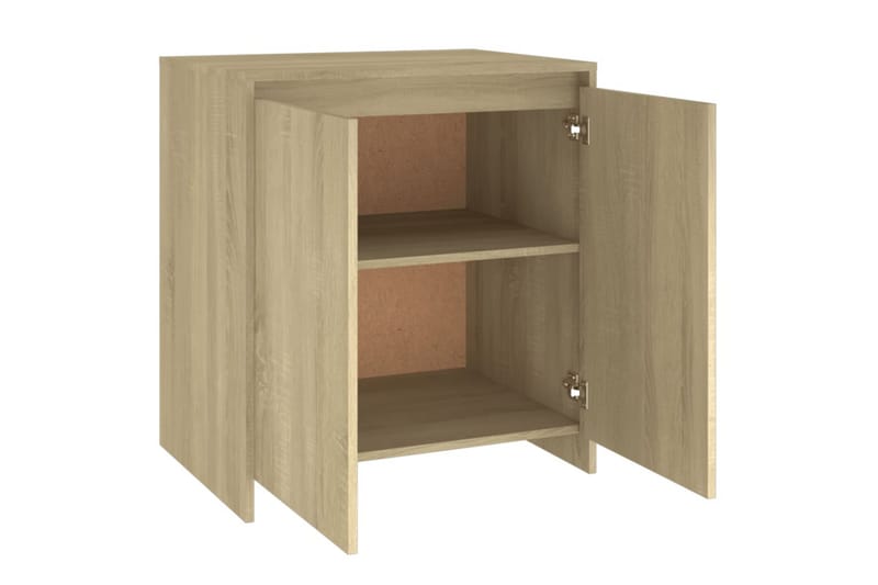 Skjenk sonoma eik 70x40x73,5 cm sponplate - Beige - Oppbevaring - Oppbevaringsmøbler - Sideboard & skjenker