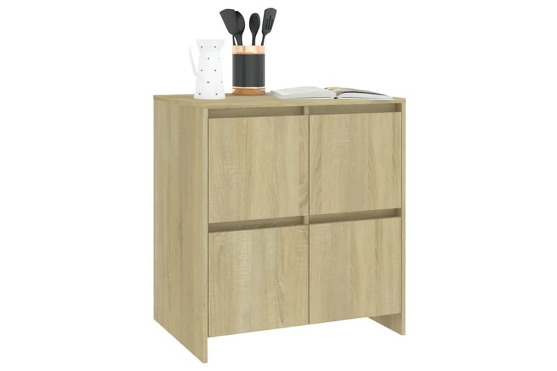 Skjenk sonoma eik 70x41x75 cm sponplate - Brun - Oppbevaring - Oppbevaringsmøbler - Sideboard & skjenker