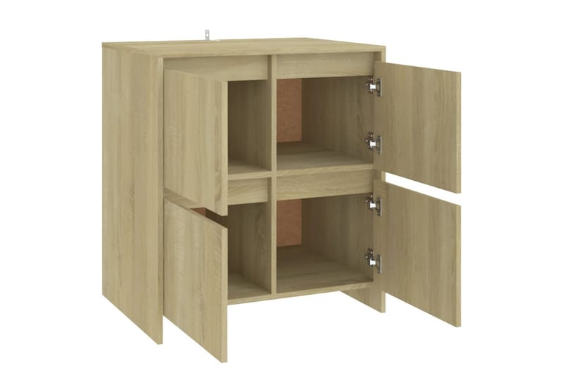 Skjenk sonoma eik 70x41x75 cm sponplate - Brun - Oppbevaring - Oppbevaringsmøbler - Sideboard & skjenker