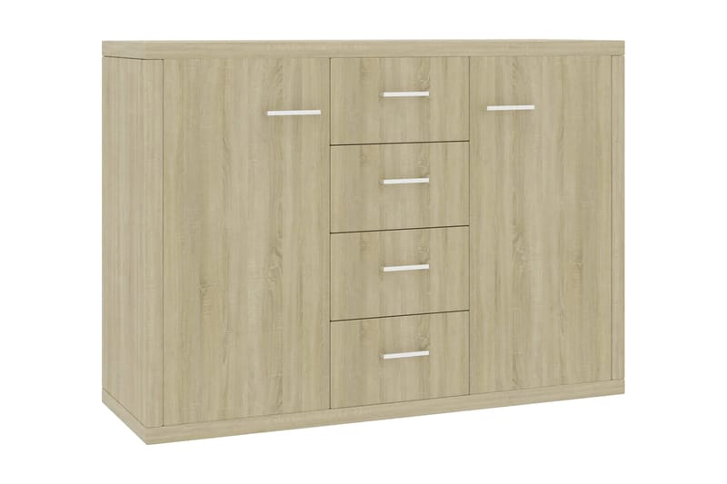 Skjenk sonoma eik 88x30x65 cm sponplate - Oppbevaring - Oppbevaringsmøbler - Sideboard & skjenker