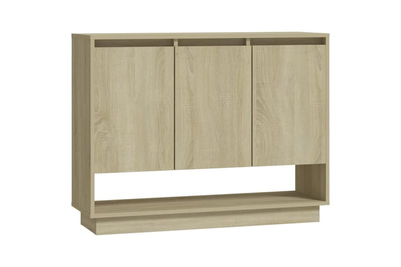 Skjenk sonoma eik 97x31x75 cm sponplate - Beige - Oppbevaring - Oppbevaringsmøbler - Sideboard & skjenker