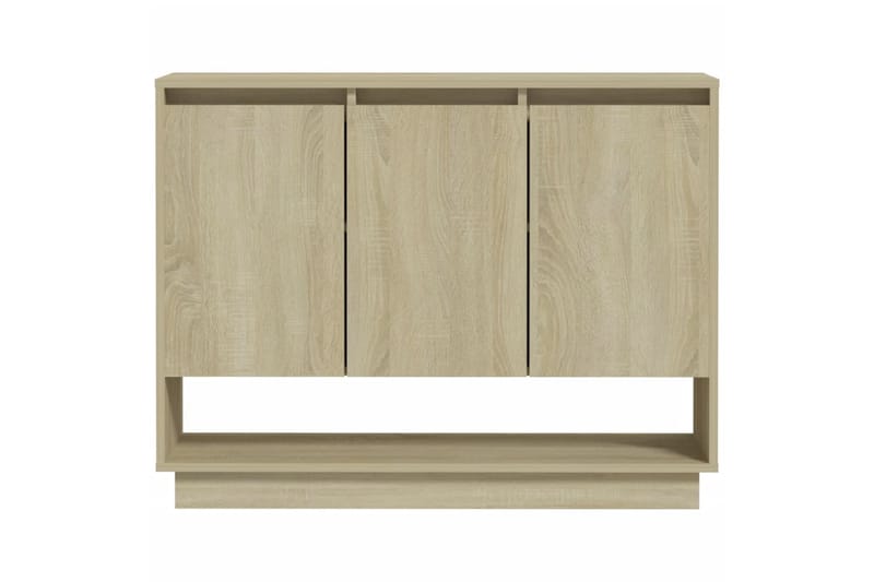 Skjenk sonoma eik 97x31x75 cm sponplate - Beige - Oppbevaring - Oppbevaringsmøbler - Sideboard & skjenker