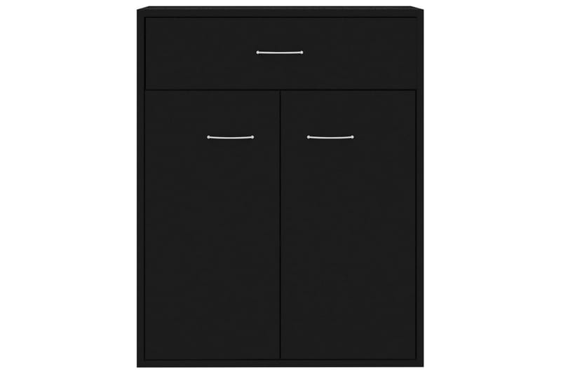 Skjenk svart 60x30x75 cm sponplate - Oppbevaring - Oppbevaringsmøbler - Sideboard & skjenker