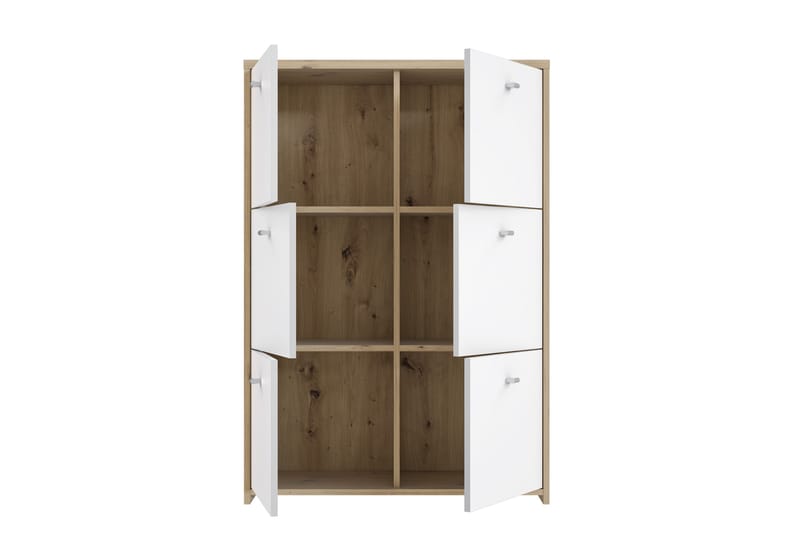 Toledor skjenk 113x77 cm - Brun / Hvit - Oppbevaring - Oppbevaringsmøbler - Sideboard & skjenker