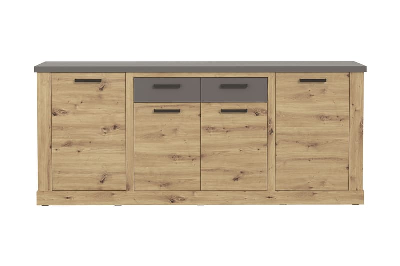 Trecante skjenk 90x213 cm - Brun / Grå - Oppbevaring - Oppbevaringsmøbler - Sideboard & skjenker