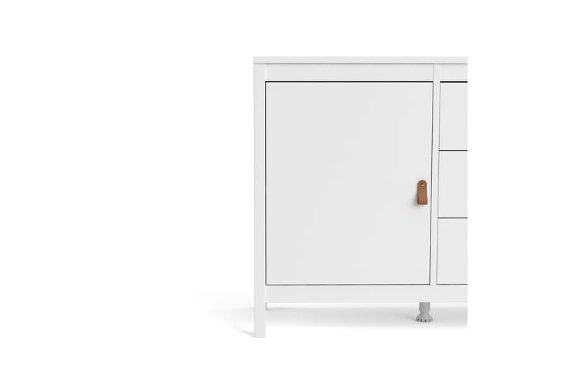 Vallvidera Sideboard 38x151 cm - Hvit/Natur - Oppbevaring - Oppbevaringsmøbler - Sideboard & skjenker