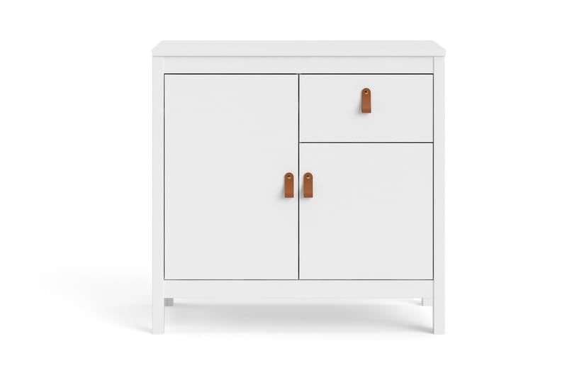 Vallvidera Sideboard 38x82 cm - Hvit/Natur - Oppbevaring - Oppbevaringsmøbler - Sideboard & skjenker