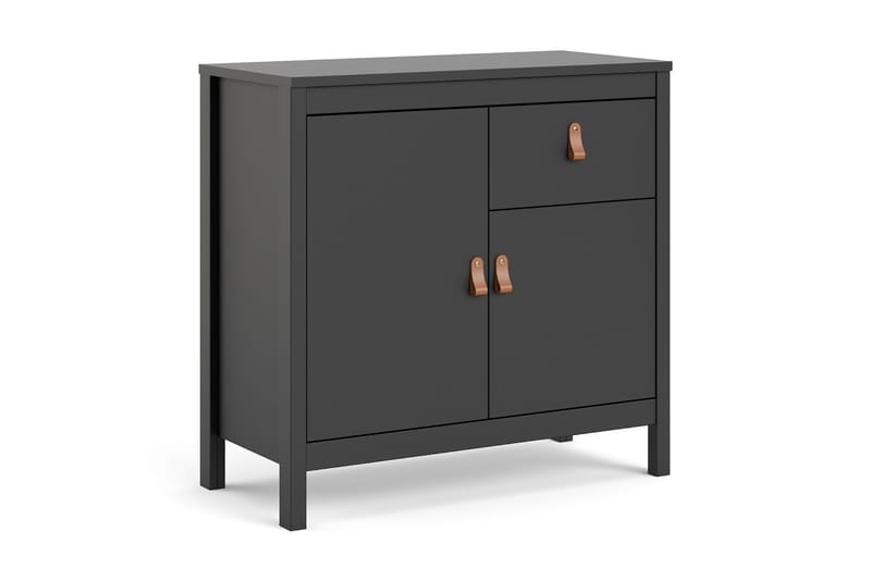 Vallvidera Sideboard 38x82 cm - Svart/Natur - Oppbevaring - Oppbevaringsmøbler - Sideboard & skjenker