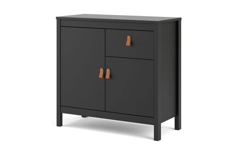 Vallvidera Sideboard 38x82 cm - Svart/Natur - Oppbevaring - Oppbevaringsmøbler - Sideboard & skjenker