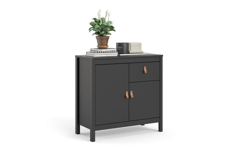 Vallvidera Sideboard 38x82 cm - Svart/Natur - Oppbevaring - Oppbevaringsmøbler - Sideboard & skjenker