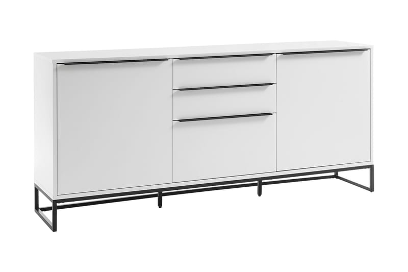 Wainfelin Avlastningsbord 184 cm - Hvit / Svart - Oppbevaring - Oppbevaringsmøbler - Sideboard & skjenker