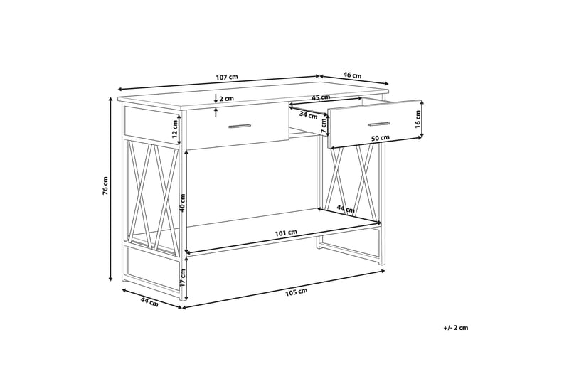 Wigpool Avlastningsbord - Brun - Oppbevaring - Oppbevaringsmøbler - Sideboard & skjenker