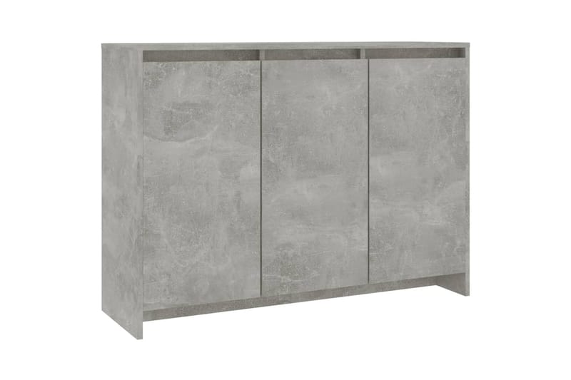 Skjenk betonggrå 102x33x75 cm sponplate - Grå - Oppbevaring - Oppbevaringsmøbler - Sideboard & skjenker