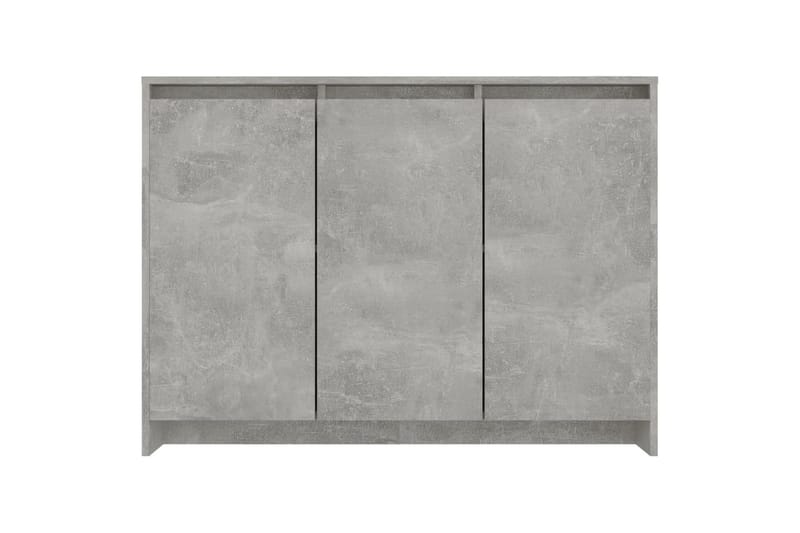 Skjenk betonggrå 102x33x75 cm sponplate - Grå - Oppbevaring - Oppbevaringsmøbler - Sideboard & skjenker