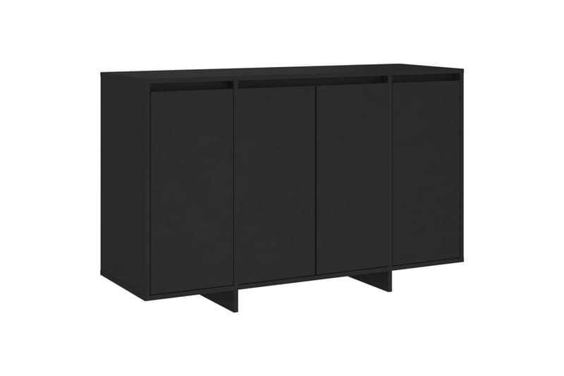 Skjenk svart 120x41x75 cm sponplate - Svart - Oppbevaring - Oppbevaringsmøbler - Sideboard & skjenker