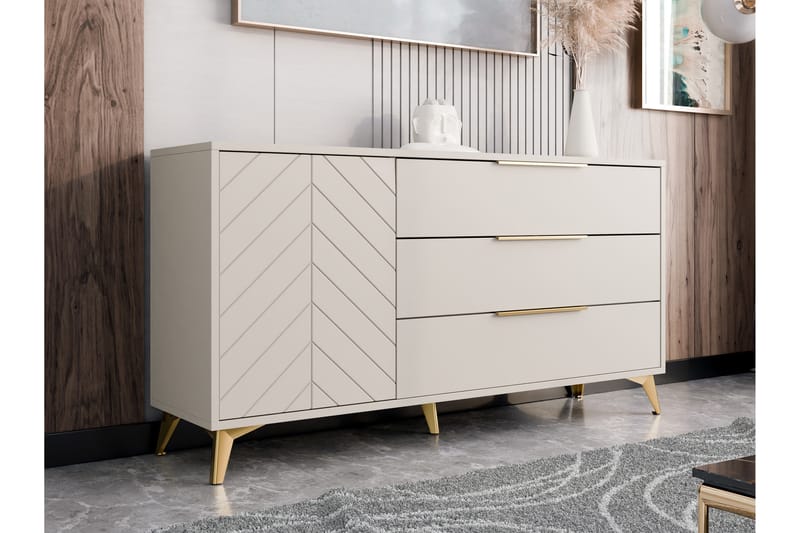 Vemdalen Kommode 154 cm - Sand beige - Oppbevaring - Oppbevaringsmøbler - Kommode