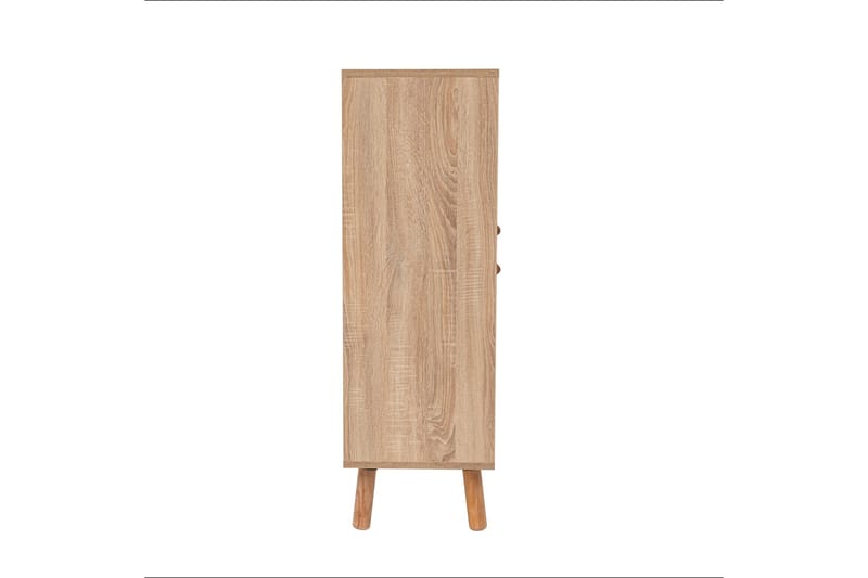 Palm Highboard 95x111 cm Brun/Svart - Hanah Home - Oppbevaring - Skap - Oppbevaringsskap