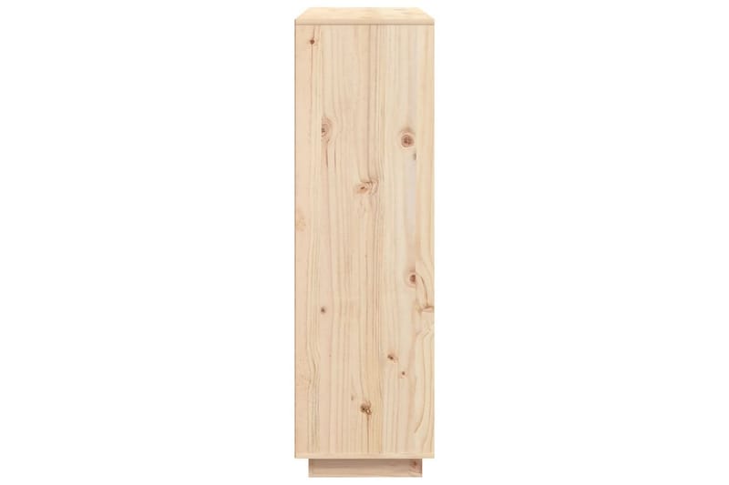 beBasic Highboard 110,5x35x117 cm heltre furu - Brun - Oppbevaring - Skap - Oppbevaringsskap