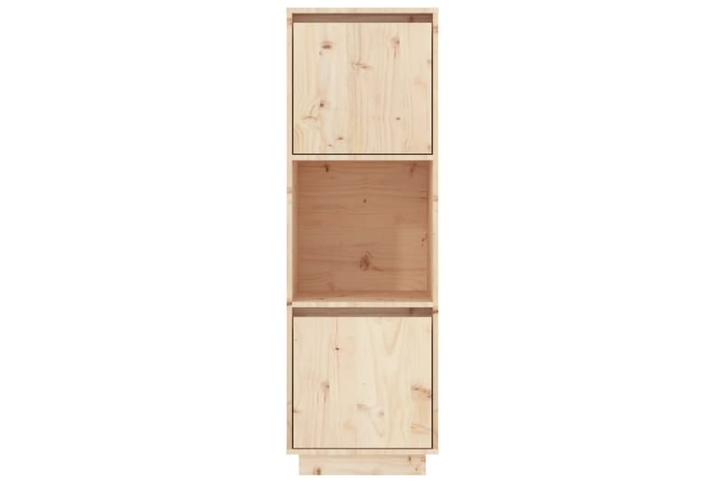 beBasic Highboard 38x35x117 cm heltre furu - Brun - Oppbevaring - Skap - Oppbevaringsskap