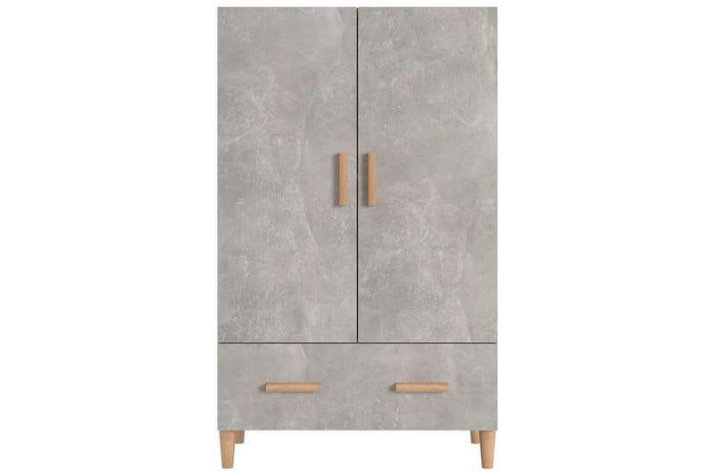 beBasic Highboard betonggrå 70x31x115 cm konstruert tre - GrÃ¥ - Oppbevaring - Skap - Oppbevaringsskap