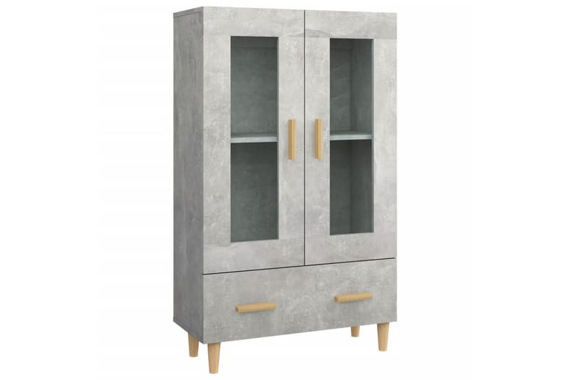 beBasic Highboard betonggrå 70x31x115 cm konstruert tre - GrÃ¥ - Oppbevaring - Skap - Oppbevaringsskap