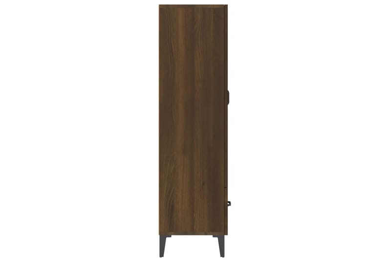 beBasic Highboard brun eik 70x31x115 cm konstruert tre - Brun - Oppbevaring - Skap - Oppbevaringsskap