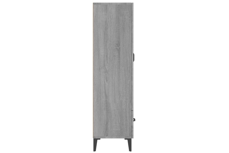 beBasic Highboard grå sonoma 70x31x115 cm konstruert tre - GrÃ¥ - Oppbevaring - Skap - Oppbevaringsskap