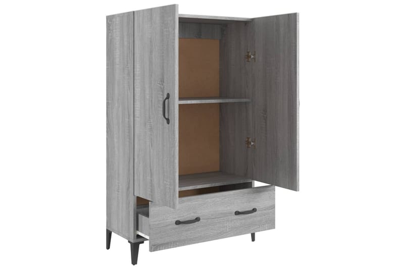 beBasic Highboard grå sonoma 70x31x115 cm konstruert tre - GrÃ¥ - Oppbevaring - Skap - Oppbevaringsskap