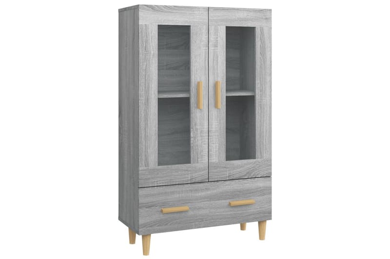 beBasic Highboard grå sonoma 70x31x115 cm konstruert tre - GrÃ¥ - Oppbevaring - Skap - Oppbevaringsskap