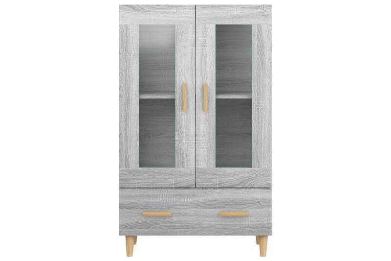 beBasic Highboard grå sonoma 70x31x115 cm konstruert tre - GrÃ¥ - Oppbevaring - Skap - Oppbevaringsskap