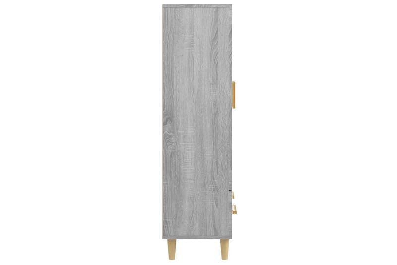 beBasic Highboard grå sonoma 70x31x115 cm konstruert tre - GrÃ¥ - Oppbevaring - Skap - Oppbevaringsskap