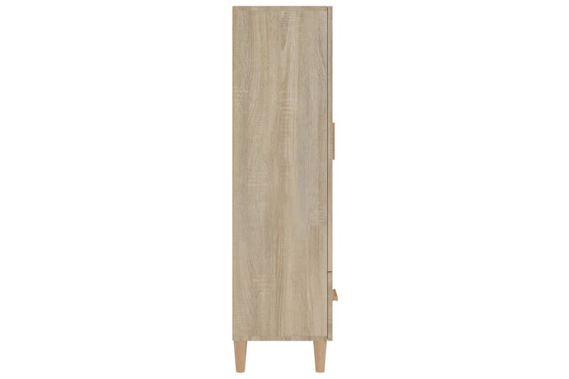 beBasic Highboard sonoma eik 70x31x115 cm konstruert tre - Brun - Oppbevaring - Skap - Oppbevaringsskap